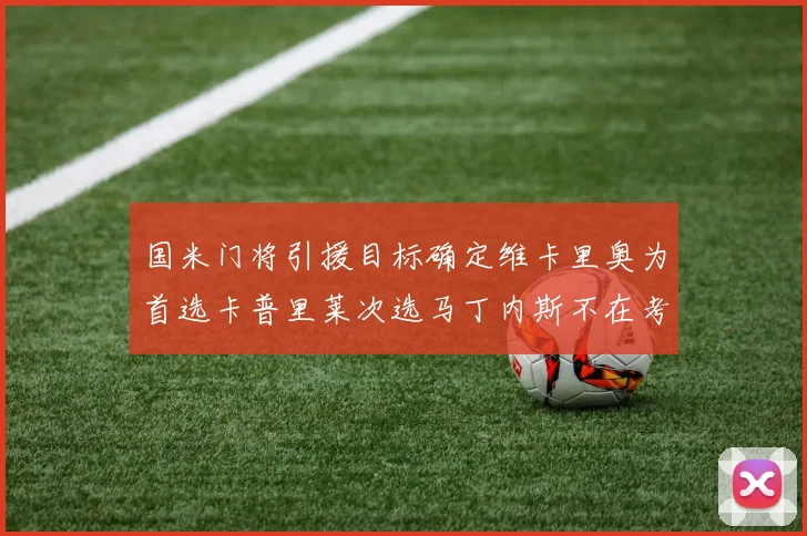 国米门将引援目标确定维卡里奥为首选卡普里莱次选马丁内斯不在考虑之中