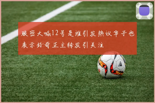 狼密大喊12号是谁引发热议华子也表示好奇正主转发引关注